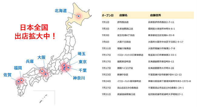 【7月速報】ニコニコレンタカー、12店舗が全国で一斉OPEN！