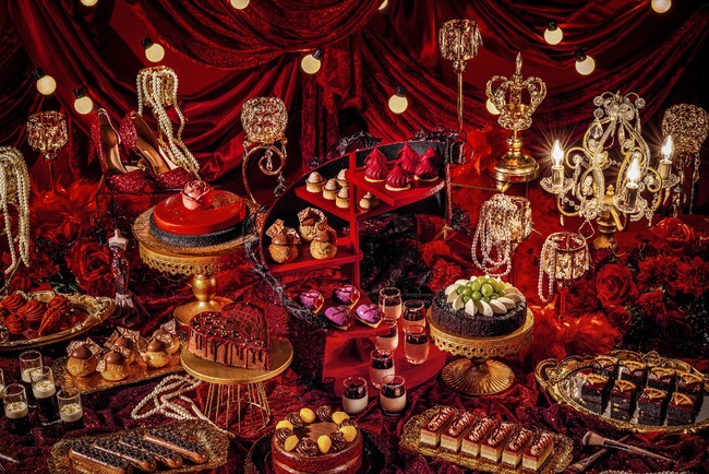 秋のスイーツビュッフェ「La vie en Rouge～深紅に包まれる魅惑のパーティー～」ヒルトン福岡シーホークにて2026年9月5日（土）より土・日・祝日限定開催
