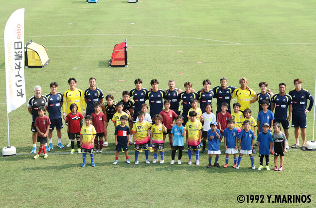 横浜F・マリノス×日清オイリオグループサッカー教室&食育講座 in宮崎