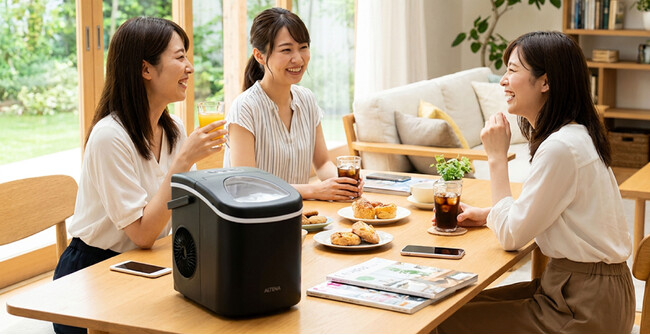 【猛暑・酷暑対策！】連日35℃超の暑さから家族を守る『ALTENA』高速製氷機シリーズがタイムセールで特別大幅値下げ！8/3発売『田舎暮らしの本』掲載の最新フラッグシップモデルも衝撃特価9,999円！