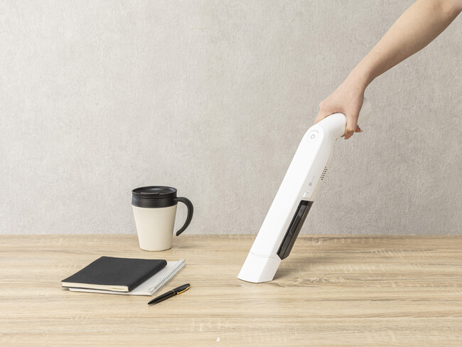「ちょこっと掃除」をもっと手軽に。気づいた時にさっと使える 「コードレスハンディクリーナー」を新発売