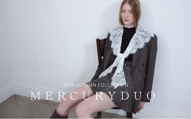 ＜MERCURYDUO（マーキュリーデュオ）＞奥行きのある美しさを纏う『Novo Barocco』をコンセプトにした2026年秋コレクションのカタログを2026年8月5日(水)に公開