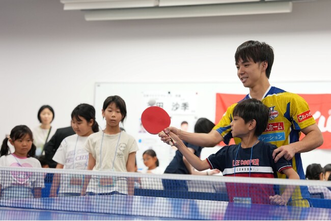 【開催報告】　「学びのフェス2026夏」に出展　 Ｔリーグ×ニッタク　「楽しく、卓球体験教室」