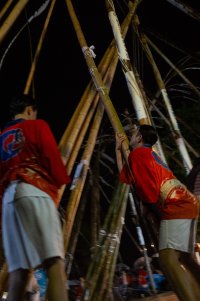 忌宮神社“天下の奇祭”「数方庭祭」のバザーに出店し地域と交流
8月7～13日に三日相撲後援会の一員として参加