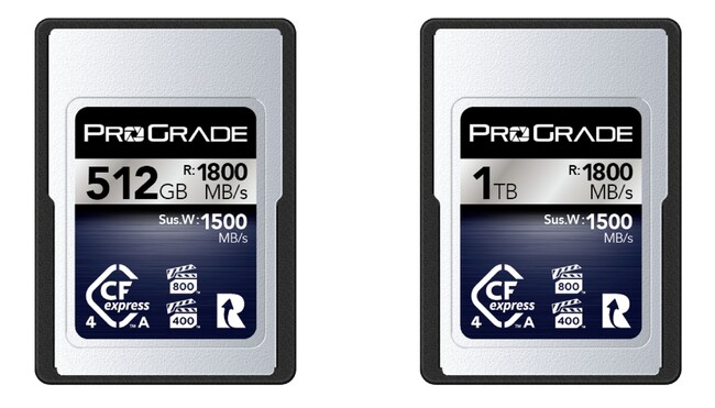 CFexpress 4.0 Type A Dual VPG 400/800メモリーカードを販売開始