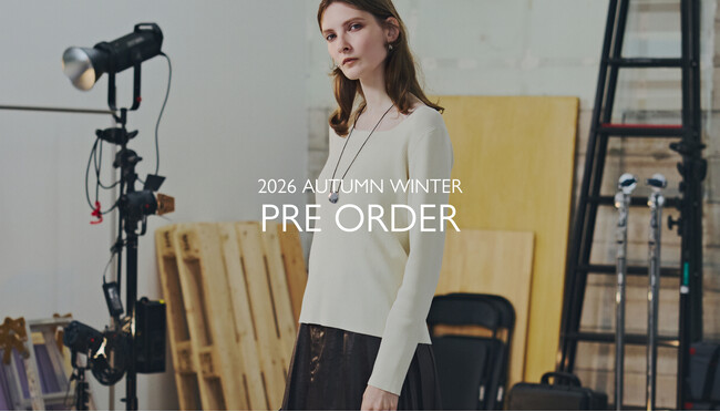 ナノ・ユニバースより、「2026 AUTUMN WINTER PRE ORDER」が公開。秋冬の新作コレクションが先行予約開始！