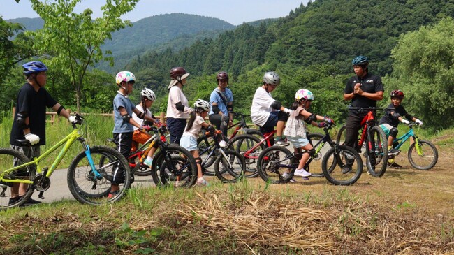 ほぼ全員がMTB初体験、基礎練習から自然のコース走行へ富山市で「第1回MTB Challenge（体験会）」を開催