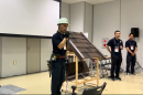 【画像(2)】屋根工事の施工デモンストレーションを行うアジ技能実習生 【画像(2)】屋根工事の施工デモンストレーションを行うアジ技能実習生