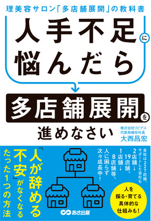 理美容サロン多店舗展開の教科書『人手不足に悩んだら多店舗展開を進めなさい』2026年8月24日(月)発売
