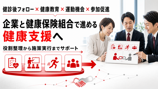 【企業と健康保険組合の役割を整理】コラボヘルス実行支援を提供開始