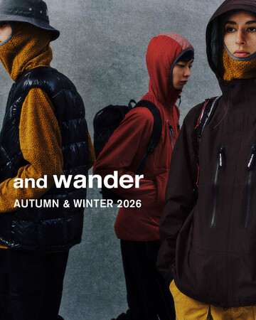and wander 2026 AUTUMN & WINTER