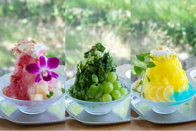 須磨の夏景色と楽しむ3種のかき氷。神戸の洋菓子屋「PATISSERIE TOOTH TOOTH シーサイドカフェ」にて8月13日（木）に登場！