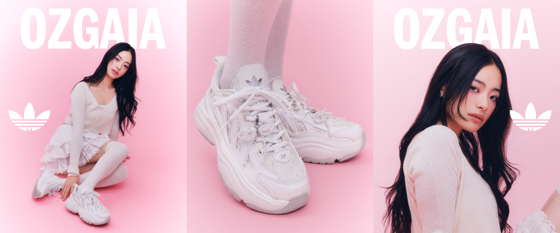 【ABCマート限定】レースとリボンチャームを施した、スポーティー×ガーリーな新スタイル　adidas Originalsの厚底モデル「OZGAIA」が登場