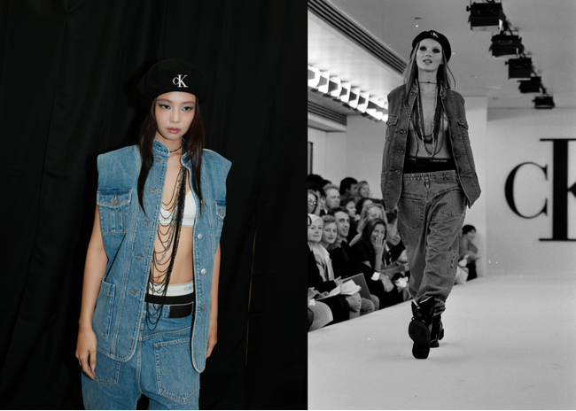 ジェニーが東京で開催された「SUMMER SONIC 2026」のステージでカスタムメイドのCalvin Klein Collectionを着用