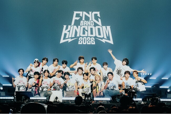 FNC ENTERTAINMENTのバンドグループが贈る夏の風物詩！レジェンドから期待の新星までが一堂に集結！『FNC BAND KINGDOM 2026』TBSチャンネル1でTV初独占放送決定！