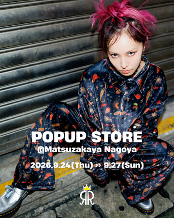 LiSA初の大規模展覧会の名古屋開催を記念し、アパレルブランド［ROY reflect overjoy］POP UP STORE を松坂屋名古屋店で開催！