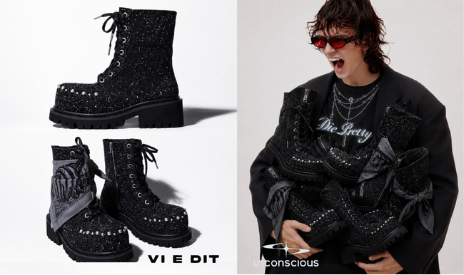 デザイナーYuki Otakeプロデュースのブランド「VI E DIT」、日本発ブランド「UNCONSCIOUS」とのコラボレーションシューズを発売