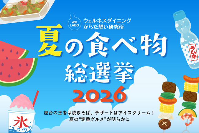 「夏の食べ物 総選挙2026」屋台の王者は焼きそば、デザートはアイスクリーム！―夏の“定番グルメ”が明らかに