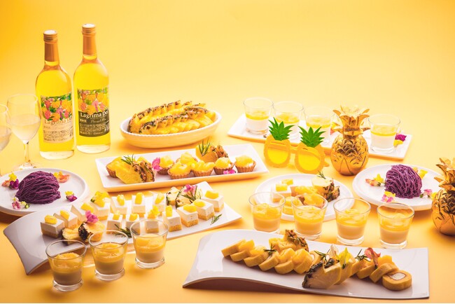 パイナップルフェアを沖縄のホテルビュッフェで開催。スイーツと美酒が彩る期間限定メニュー【グランドメルキュール沖縄残波岬リゾート】