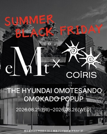 韓国ブランド「MUCENT（ムセント）」×「COIRIS（コイリス）」、日本初の共同POPUPを開催！