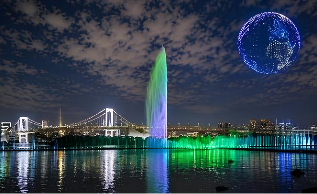 東京アクアシンフォニー×800機のドローンショー　8月29日・30日、お台場で水と空が織りなす東京の新たなナイトエンターテインメントを開催