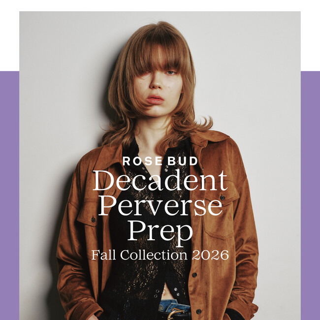 ROSE BUDより2026 FALL COLLECTION LOOK 