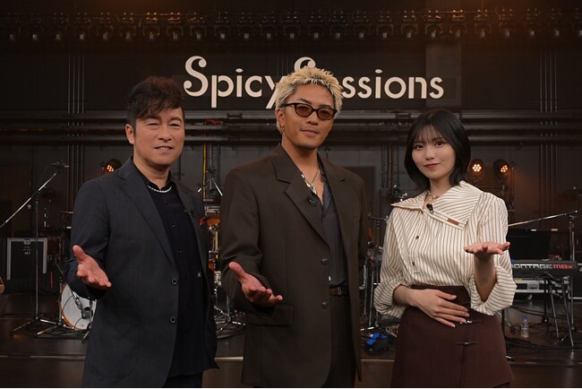 黒沢 薫「自由さ、楽しさを3人で分かち合えた」中西アルノ「もっと先に見せたい世界がある」刺激的な音楽番組『Spicy Sessions』KAZをゲストに迎えた最新回の収録レポート＆MCインタビュー公開