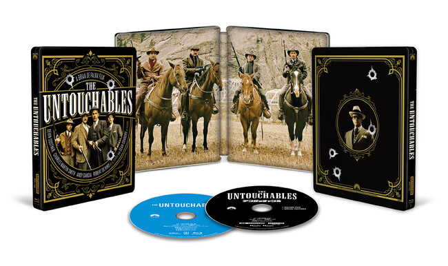 『アンタッチャブル』スチールブック仕様　４K UHD＋ブルーレイセット 10/28(水)発売、『レッド・オクトーバーを追え！』スチールブック仕様　４K UHD＋ブルーレイセット 11/4(水)発売！