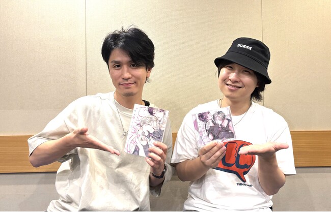 本日、8月21日発売のドラマCD「甘くて熱くて息もできない 4」より、寺島惇太さんと阿座上洋平さんの収録後インタビューを公開！！音声配信も決定♪