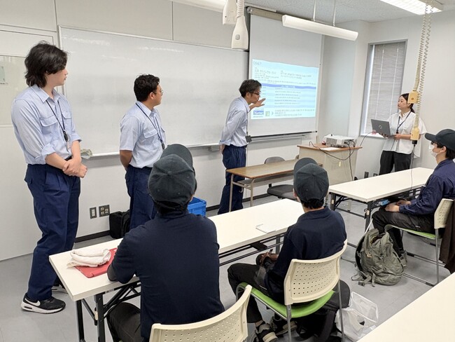 【新潟建築・インテリア・ものづくり大学校】NTT ME株式会社による光ファイバー接続工事を体験企業連携実習を行いました