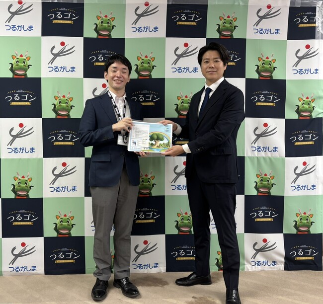 タミヤホーム、鶴ヶ島市役所を表敬訪問。「PARK TAMIYA」の構想を小川 尋海市長に説明