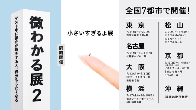 『微わかる展2＋小さいすぎるよ展』京都・松山会場で開催！東京・横浜・名古屋・大阪会場も大好評で開催中！