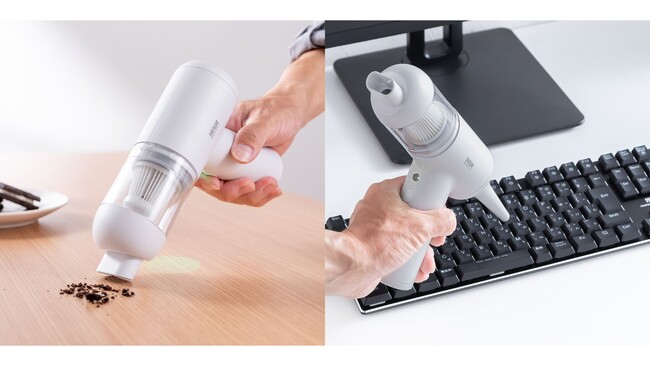 吸う・吹くを1台に。コードレスでどこでも使える2WAYクリーナーを発売