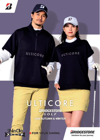 ゴルフアパレル「BRIDGESTONE GOLF 2026秋冬コレクション」新発売