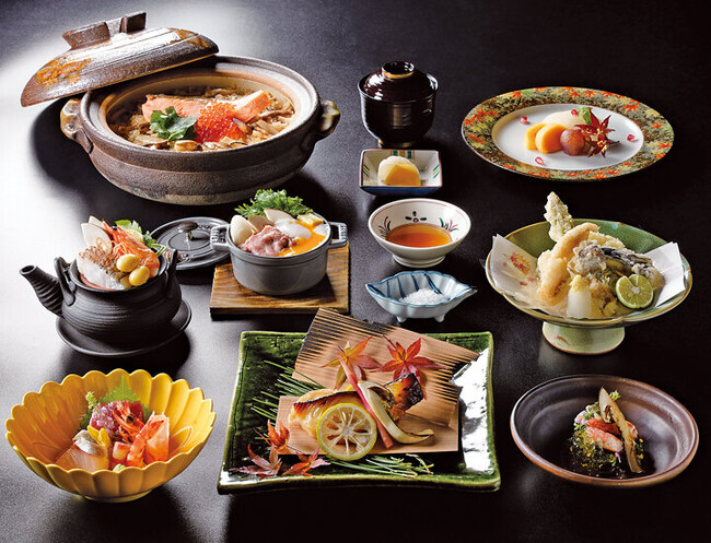 【明治記念館】懐石料亭「花がすみ」9月4日(金)より、秋の味覚“松茸”を贅沢に味わう特別会席〈松茸づくし会席〉を全室個室にてご提供！