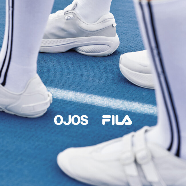 「FILA（フィラ）」、シューズを中心としたPOPUPを開催。韓国ブランド「OJOS（オホス）」とのコラボコレクションも登場