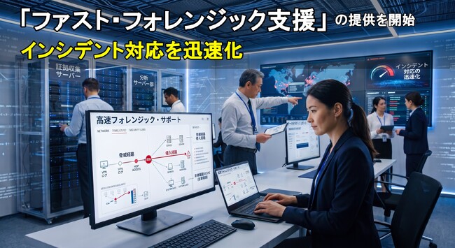 【2026年8月】「ファスト・フォレンジック支援」の提供を開始 インシデント対応を迅速化