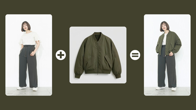 パーフェクト社の「AI服試着ツール」がアップデート。アウターの「重ね着」＆靴のバーチャル試着に対応