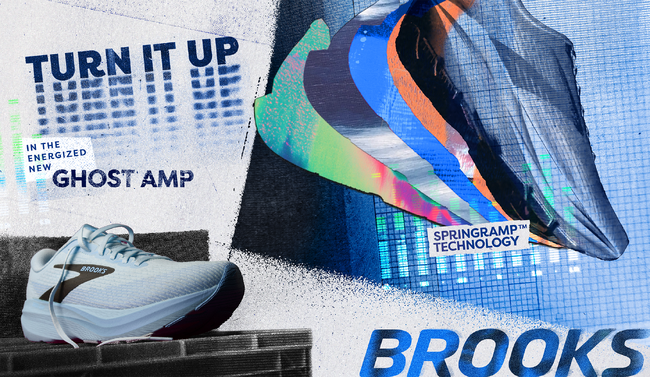 【米国ランニングシューズブランド“BROOKS”】人気レーシングモデルが進化！スピードをもっと身近にする新モデル「GHOST AMP」発表！