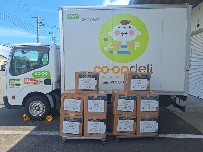 【コープみらい】福井県民生協から寄贈された未使用タオル1,000枚を「令和8年8月千葉豪雨」被災地域の組合員へお届けしました