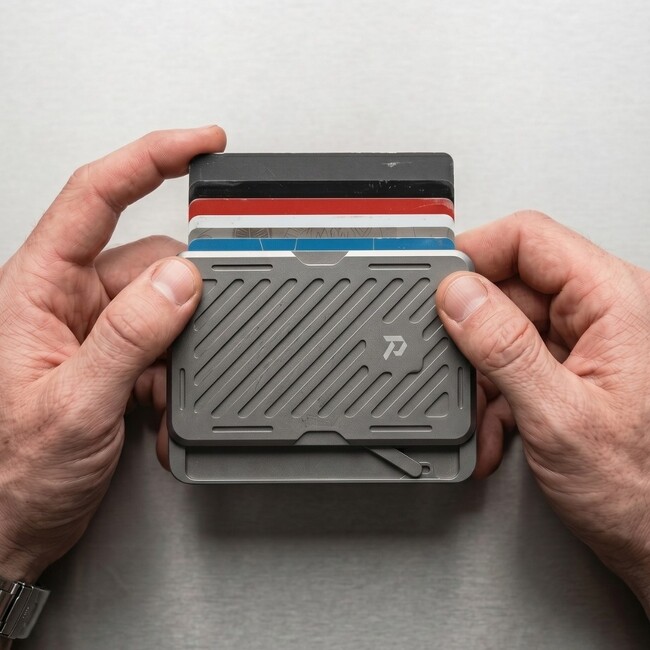 クラファン応援総額1,665万円のスライド式ウォレット「Mech Wallet」一般販売開始。セレクトショップ「MONOEDGE＼モノエッジ」が8月27日（木）オープン