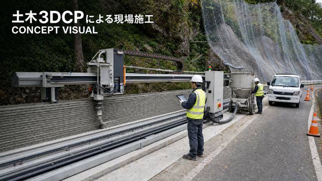 アジアから日本へV3D Asia、土木3DCPの開発を本格始動 ―土木・技術パートナー第1号に、佐賀市の特殊土木企業・富士建（1979年創業）を迎える