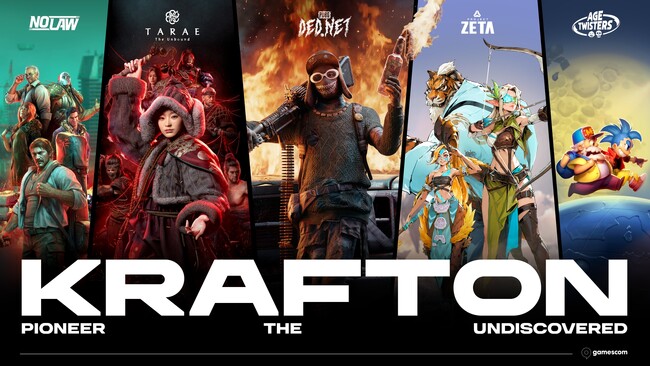 KRAFTON、「gamescom 2026」で新作5タイトルの最新映像を公開
