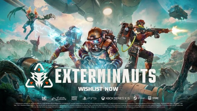 Level InfiniteとBehaviour Interactive、2027年発売予定の協力型TPS PvEシューター『Exterminauts』を発表