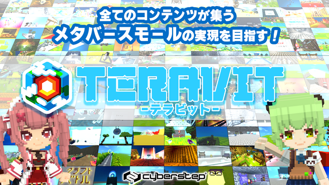 みんなが作って遊ぶサンドボックス『テラビット』は、企業ブランドとIPコンテンツの“メタバースモール”の実現を目指します。