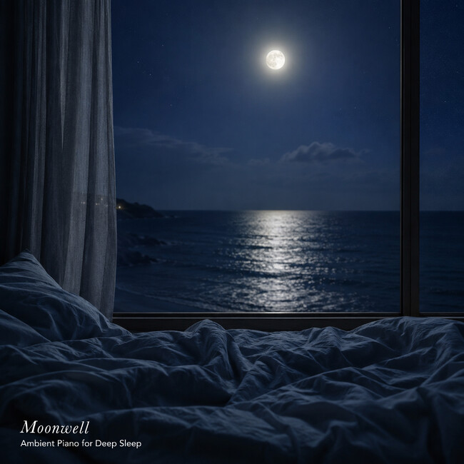 眠る直前まで情報に触れる時代に、静かな夜を。Sugar Candy『Moonwell - Ambient Piano for Deep Sleep』8月28日配信