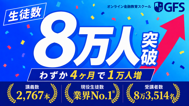 【受講者数8万人突破】業界No.1の金融教育スクール「GFS」、みやぞんさん起用の新広告展開とサービス基盤強化で次なる成長ステージへ