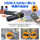 HDMI入力がない車にもゲーム機・DVDプレーヤー・地デジチューナーを接続し映像を楽しめる HDMI入力がない車にもゲーム機・DVDプレーヤー・地デジチューナーを接続し映像を楽しめる
