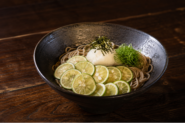 【岐阜・玉宮に新名物】すだちといちじくを使った“〆そば”も!