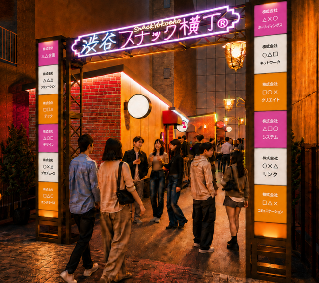 スナック横丁、東急グループの渋谷二丁目暫定活用企画で 企画・監修を担当！ 渋谷ヒカリエ隣接地に“夜の新名所”をプロデュース！ 